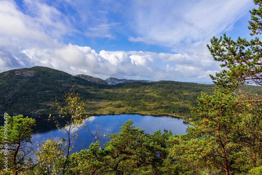 Lake near Norwegian Fjord