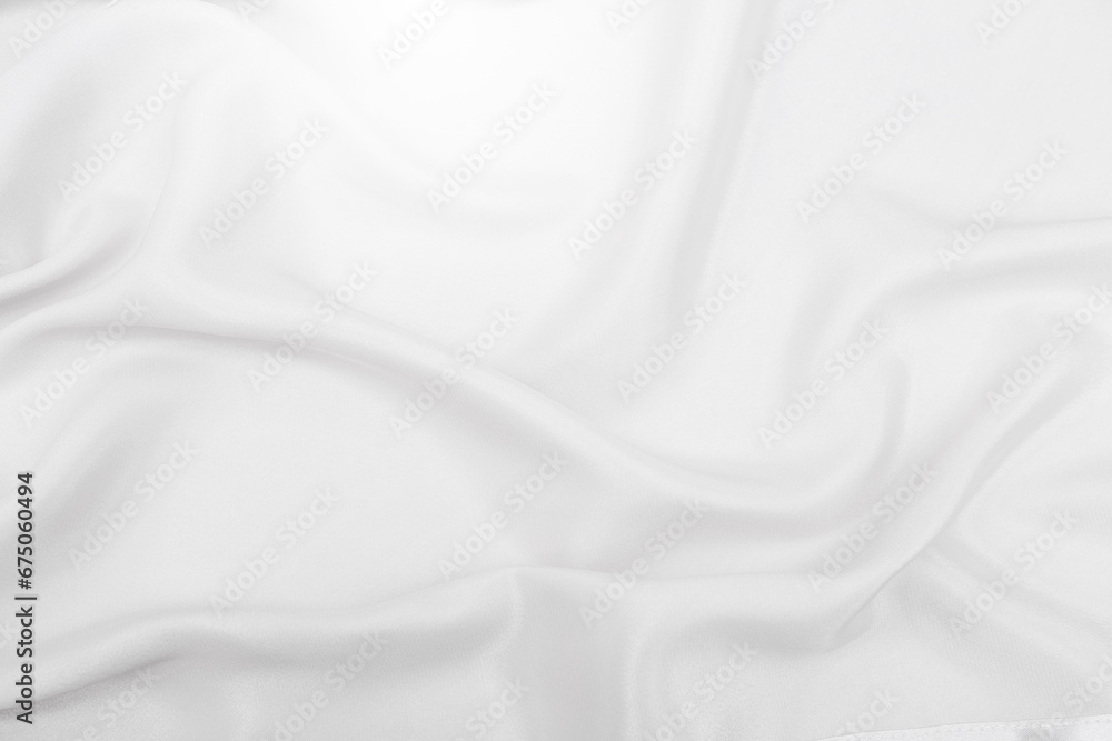 Abstract white fabric background, blank fabric texture background Abstract white fabric background, blank fabric texture background