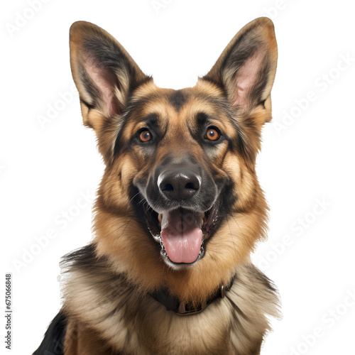 german shepherd dog on transparent background PNG