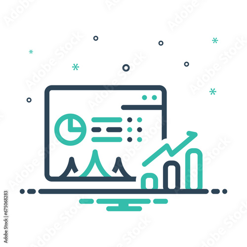 Mix icon for statistics 