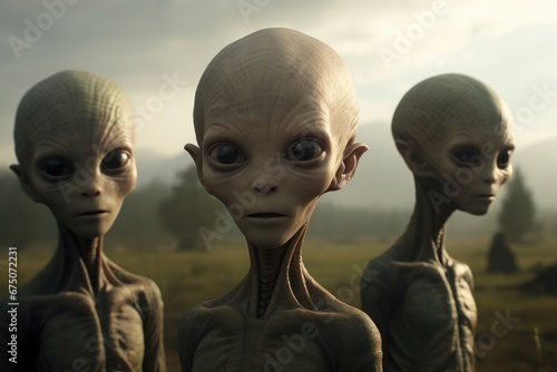 Portrait of aliens 