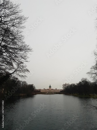 Picturesque view of the Schloss Charlottenburg palace in Berlin, Germany photo