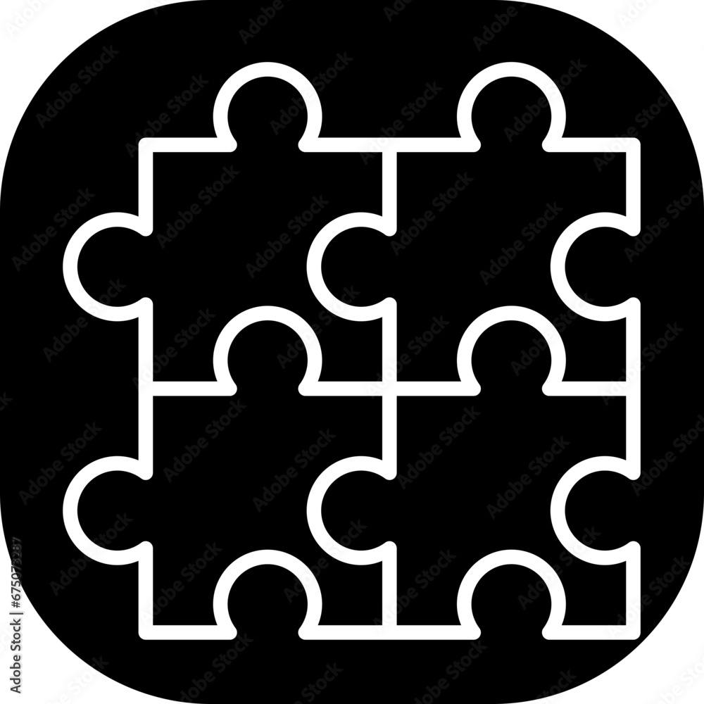 Puzzle creativity business icon with black filled line outline style. jigsaw, business, piece, puzzle, concept, teamwork, solution. Vector illustration Puzzle creativity business icon with black filled line outline style. jigsaw, business, piece, puzzle, concept, teamwork, solution. Vector illustration