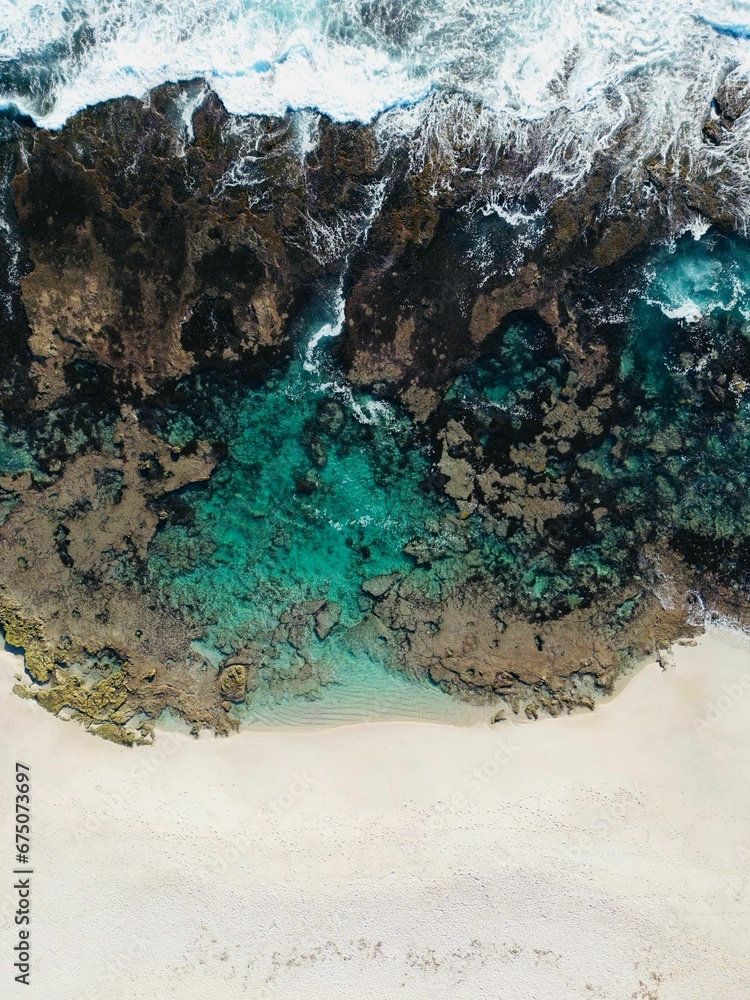 Drone views around Western Australia Coast Line. Amazing colors from our pristine ocean