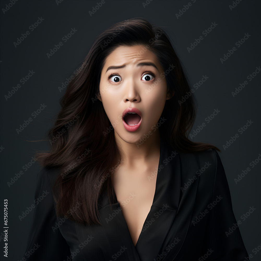 Women with Shocked Expressions Women with Shocked Expressions