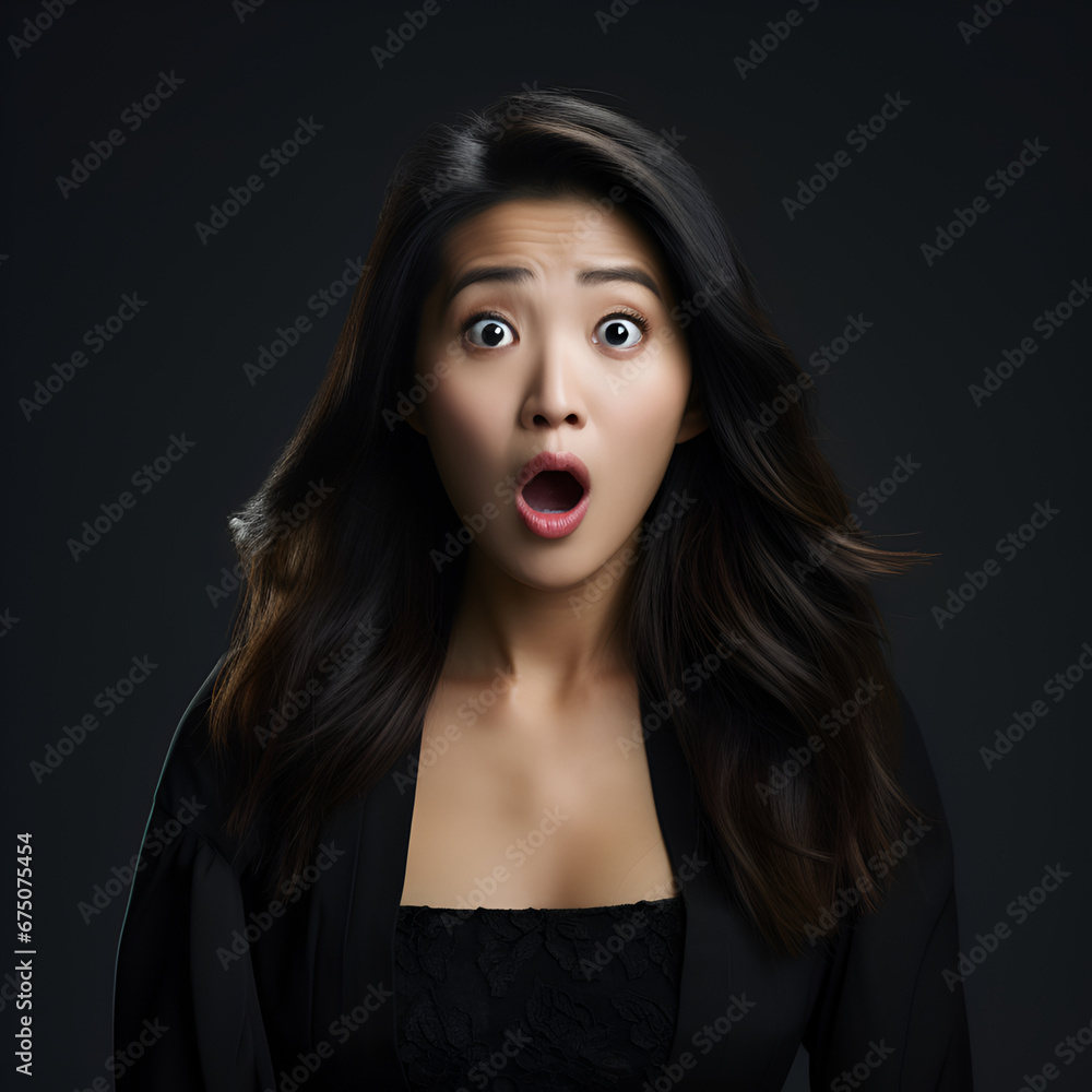 Women with Shocked Expressions Women with Shocked Expressions