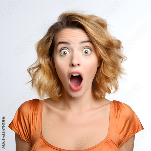 Women with Shocked Expressions