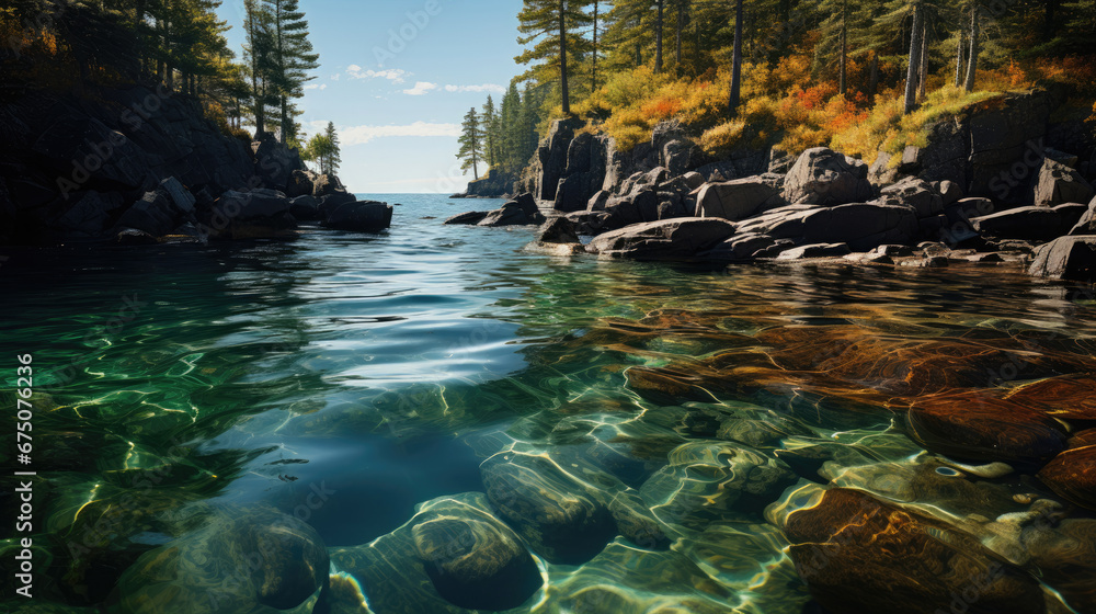 Cool Rich Water Off The Canadian Coastline, Background Image, Hd