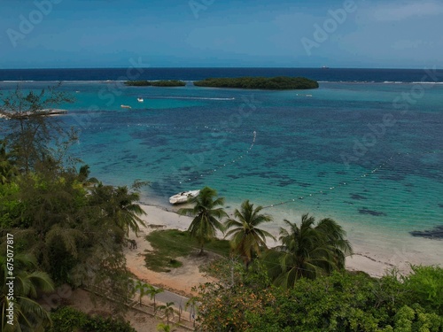 Aerial view of a beautiful seascape
