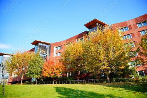 University of Pennsylvania Fall colorful foliage autumn landscape	 photo
