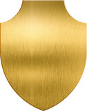 Golden icon shield vector safety defense security logo safeguard protect background custody decoration defensive elementary emblem graphic guard guardianship lock padlock password protection accuraten