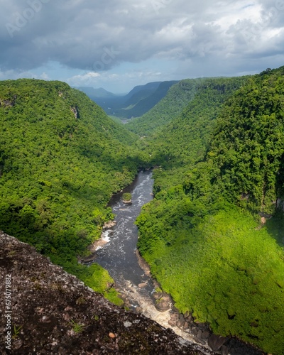 The Beautiful Kaieteur Falls Guyana, South America.