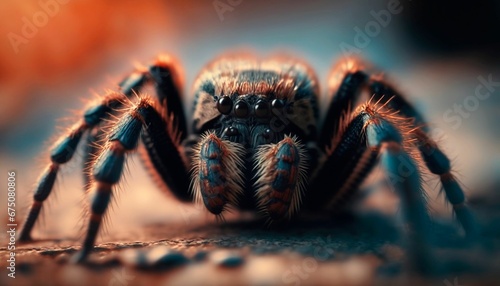 AI generated illustration of a spider