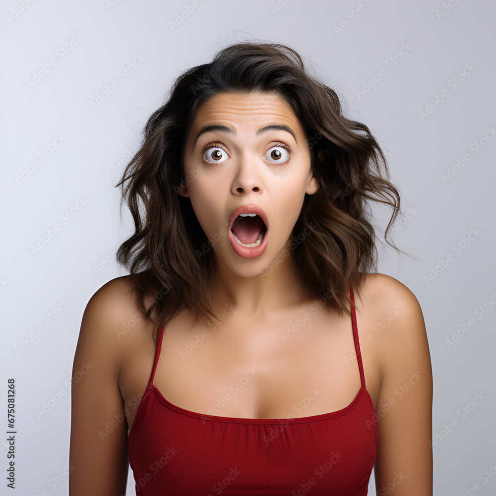 Women with Shocked Expressions Women with Shocked Expressions