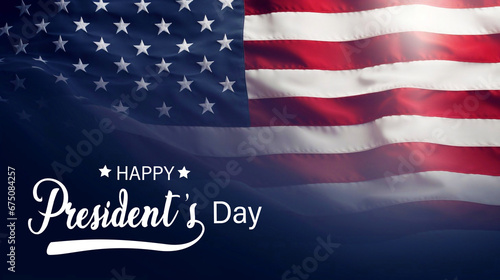 United States President's Day Background Design photo