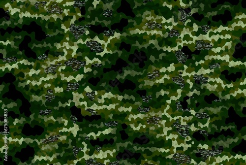 AI generated illustration of cadpat disruptive fabric photo