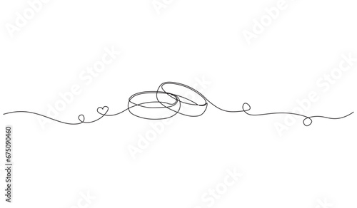 Valentines Day Wedding Ring Vector