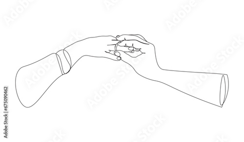 Valentines Day Wedding Ring Vector
