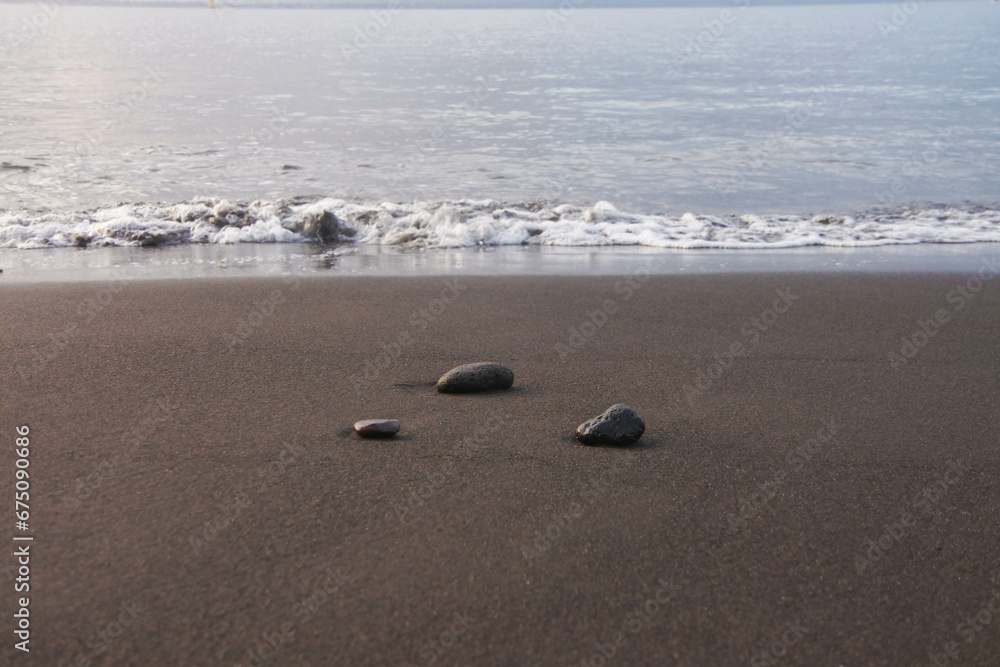 beach in the morning beach in the morning
