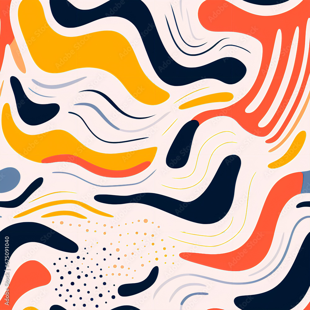 Obraz premium Summer abstract pattern. Ideal for wrapping paper.