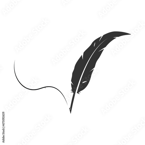 Quill pen logo