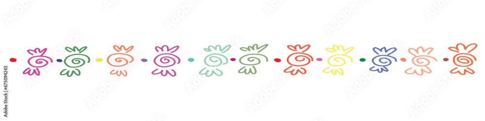 Obraz premium flower decoration background