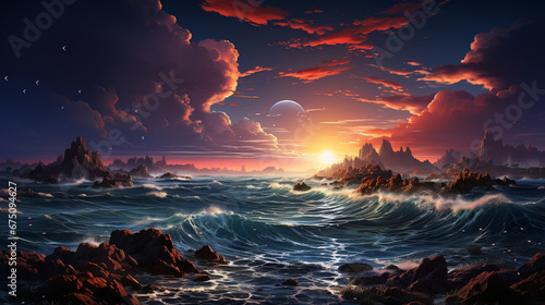 Beautiful ocean background