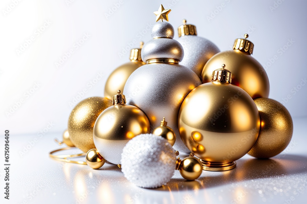 Christmas ornaments, close-up. Holidays concept. Merry Christmas
Christmas ornaments, close-up. Holidays concept. Merry Christmas
