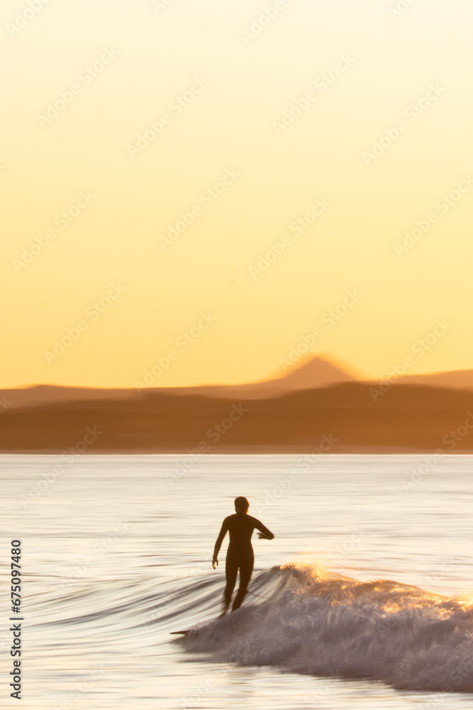 Surfer Silhouette at Noosa Heads, Queensland