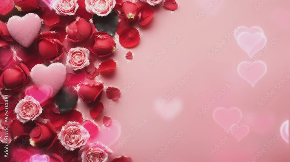valentines day animated background with hearts valentines day animated background with hearts