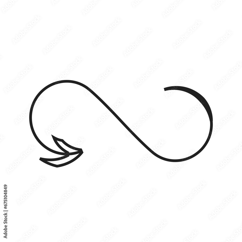 arrow infinity icon vector illustration eps arrow infinity icon vector illustration eps