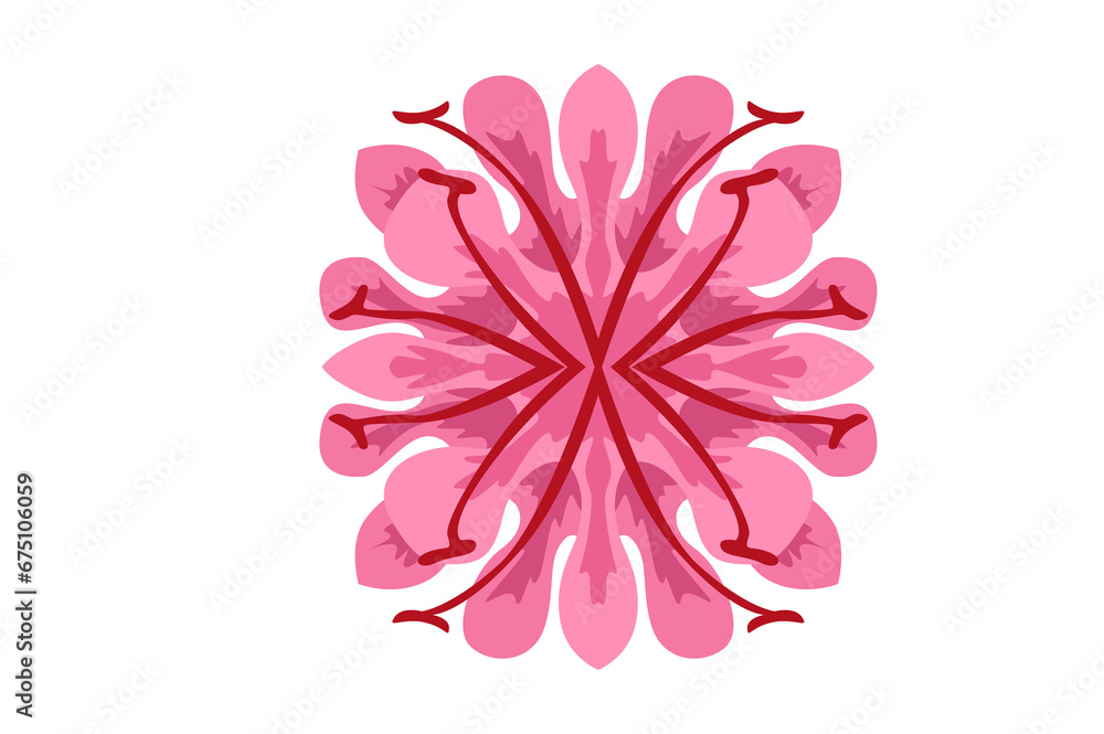 Flower Ornament Border with a design and a transparent background Flower Ornament Border with a design and a transparent background