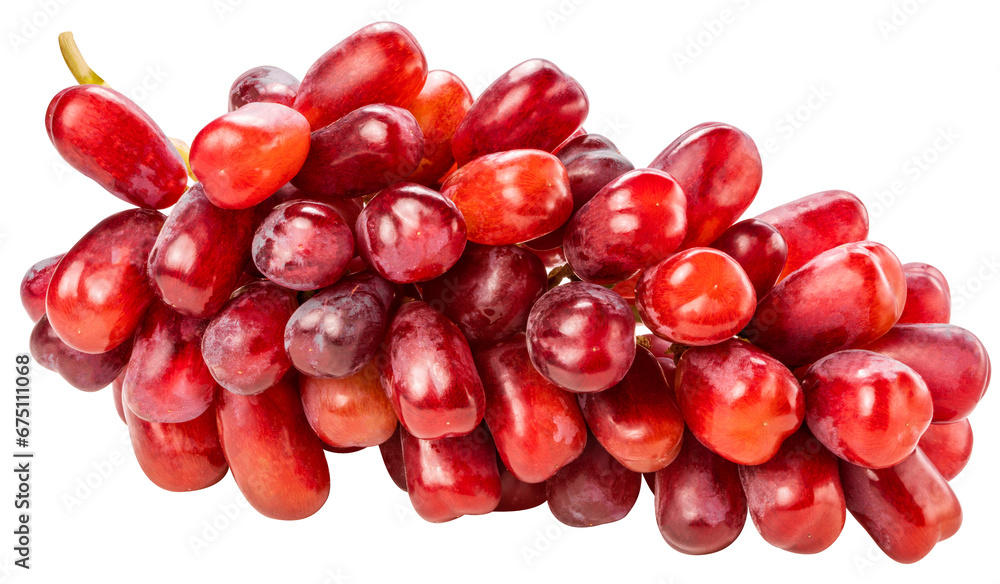 Red Grape on whiter background, Red grape or Red shine muscat grape isolste on white PNG File. Red Grape on whiter background, Red grape or Red shine muscat grape isolste on white PNG File.