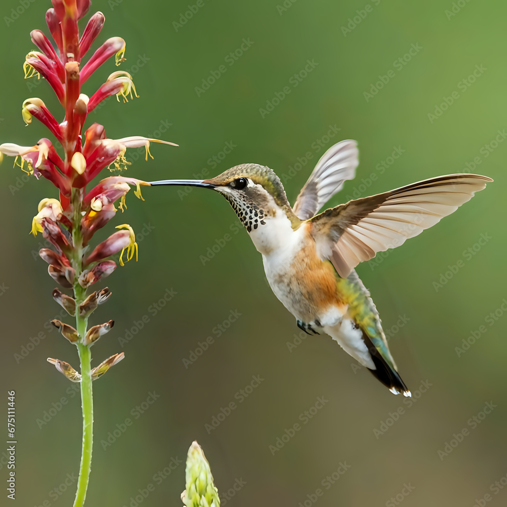 Fototapeta premium hummingbird on a branch