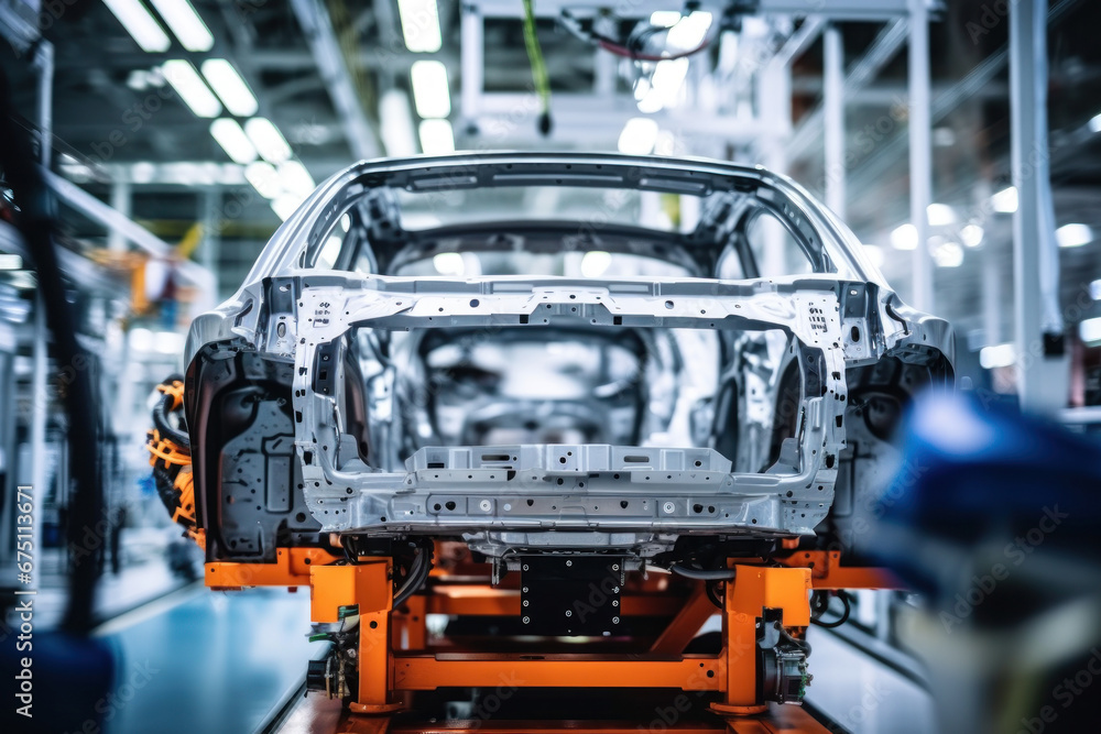Automated assembly line for robot manipulators for the production of high-tech electric vehicles running on clean energy. Automated assembly line for robot manipulators for the production of high-tech electric vehicles running on clean energy.