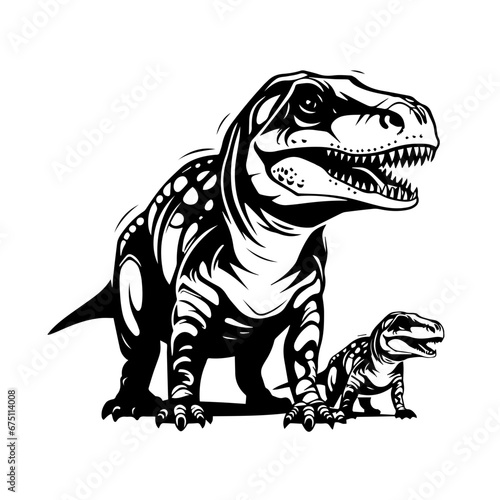 Mama T-rex And Baby © UltimateCollection