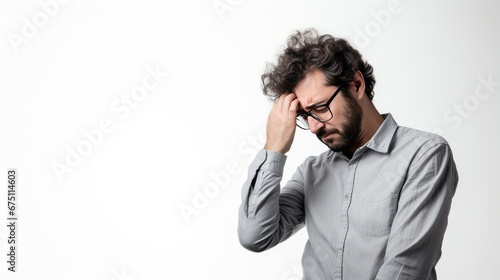 Man Fell Tired Photography Isolated Background