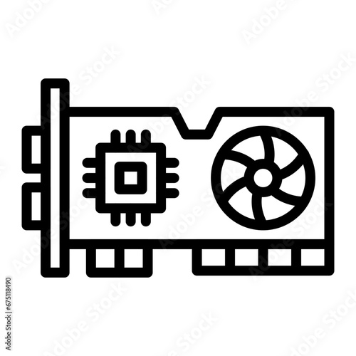 Graphic Card Icon Design