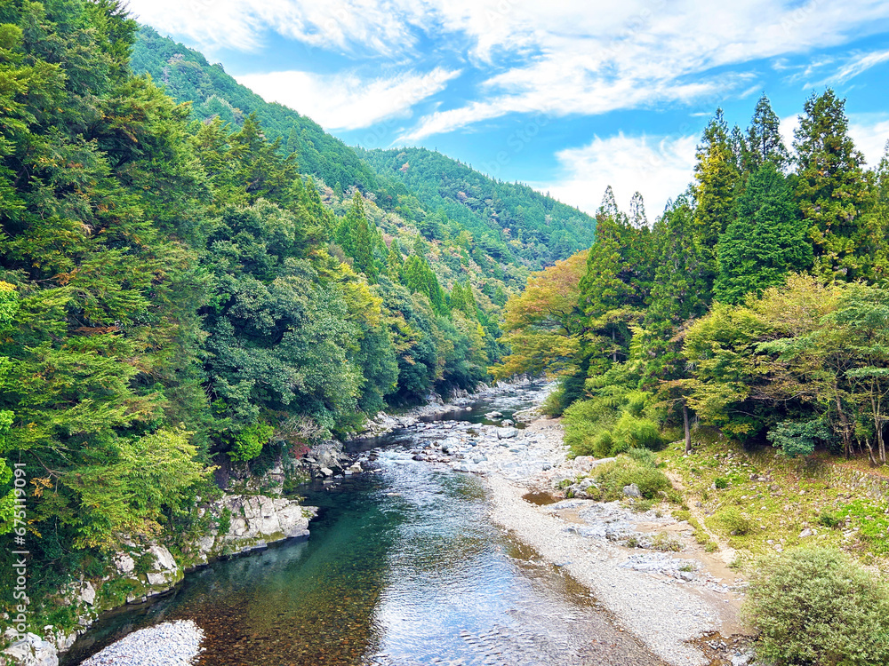 板取川の風景