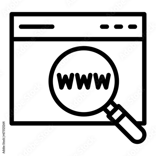 Web Search Engine Icon Design