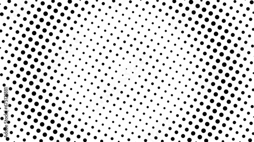 Abstract pop art comic style black halftone isolated on white background Vector. Dotted gold spray vector illustration. Abstract vector halftone background. Dot spray gradation vector © SRTIST