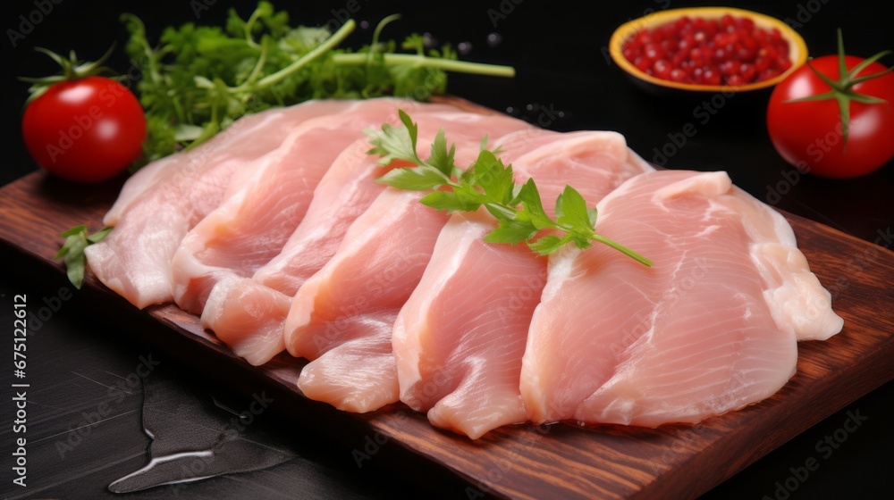 raw chicken filet 