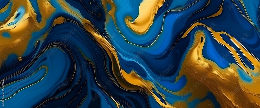 Obraz premium blue and yellow background