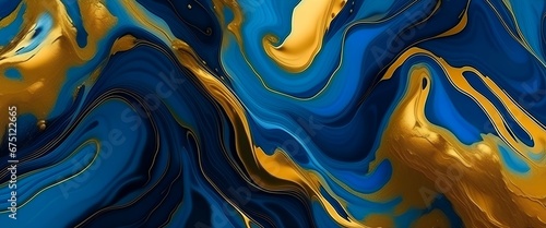 blue and yellow background