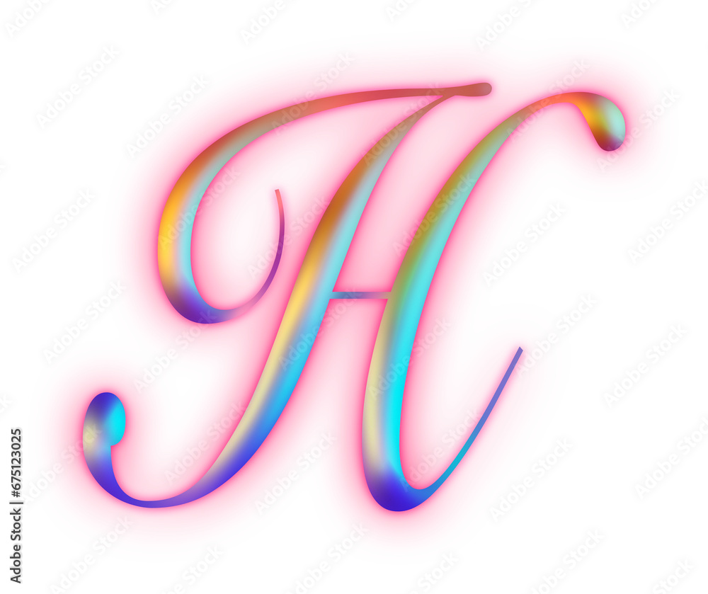 h Pink light Alphabet Uppercase h Pink light Alphabet Uppercase