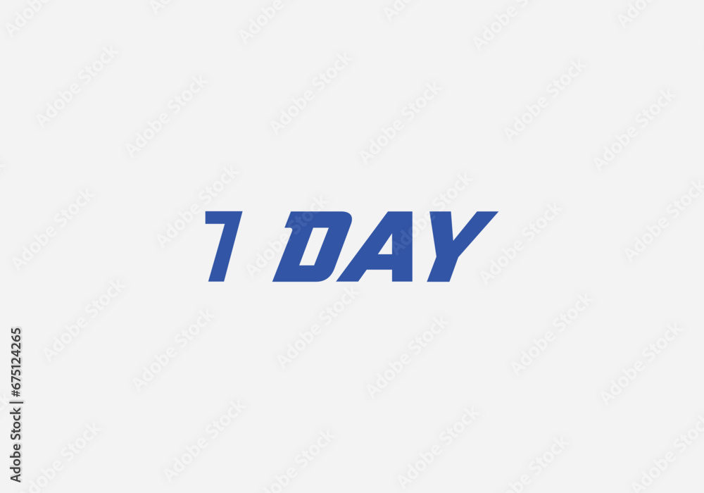 1 day logo design vector template. 1 day logotype design template 1 day logo design vector template. 1 day logotype design template