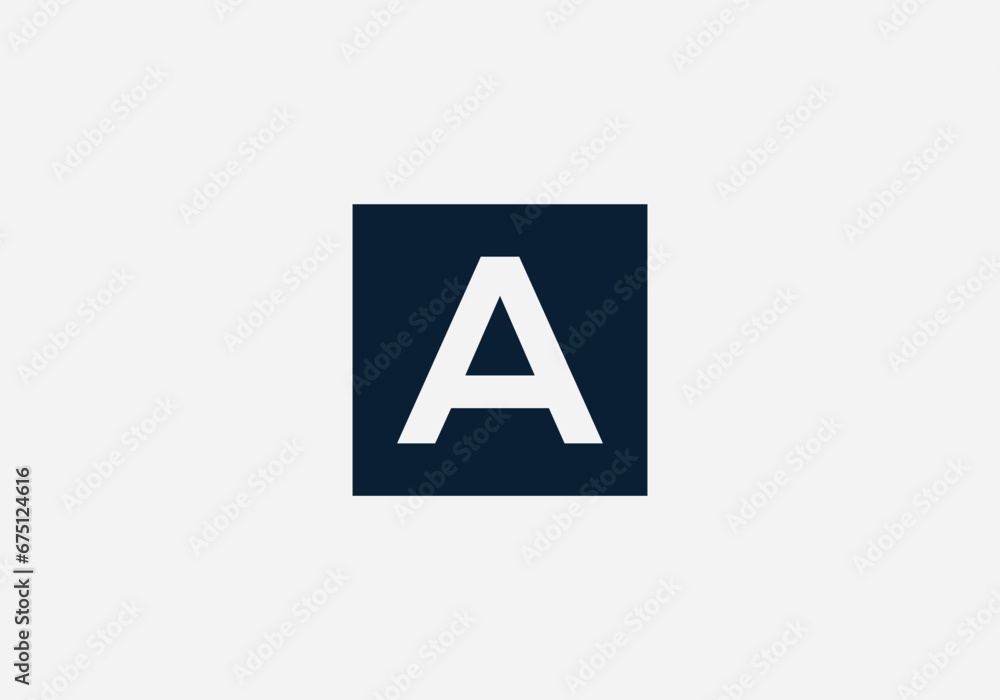 Letter A logo icon design template elements. Initial letter A logo. Letter A logo icon design template elements. Initial letter A logo.