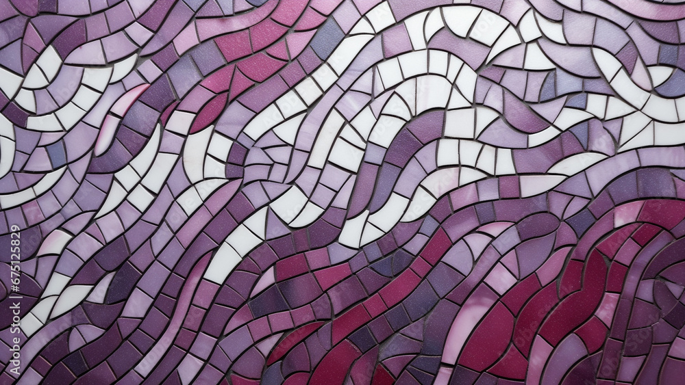 Elegant Plum and Gray Mosaic Tiles Abstract Pattern Inspiration Elegant Plum and Gray Mosaic Tiles Abstract Pattern Inspiration