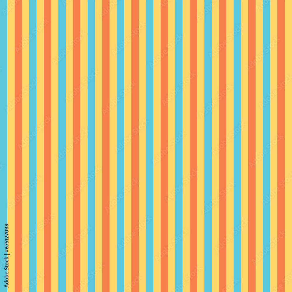 Retro horizontal strips seamless background in blue, yellow and orange color. 60d and 70s retro aesthetic style. Design for background, card, poster, backdrop, wrapping paper wallpaper, and etc Retro horizontal strips seamless background in blue, yellow and orange color. 60d and 70s retro aesthetic style. Design for background, card, poster, backdrop, wrapping paper wallpaper, and etc
