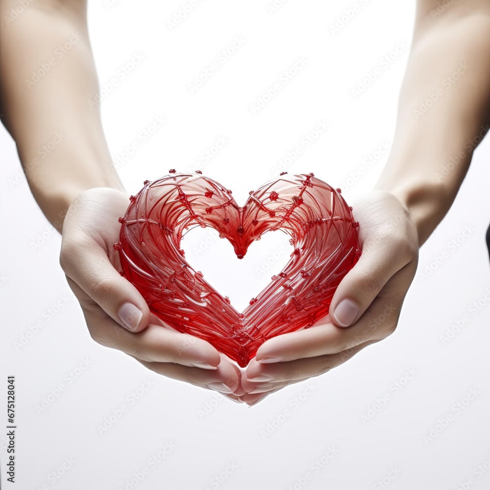 Obraz premium hands holding heart